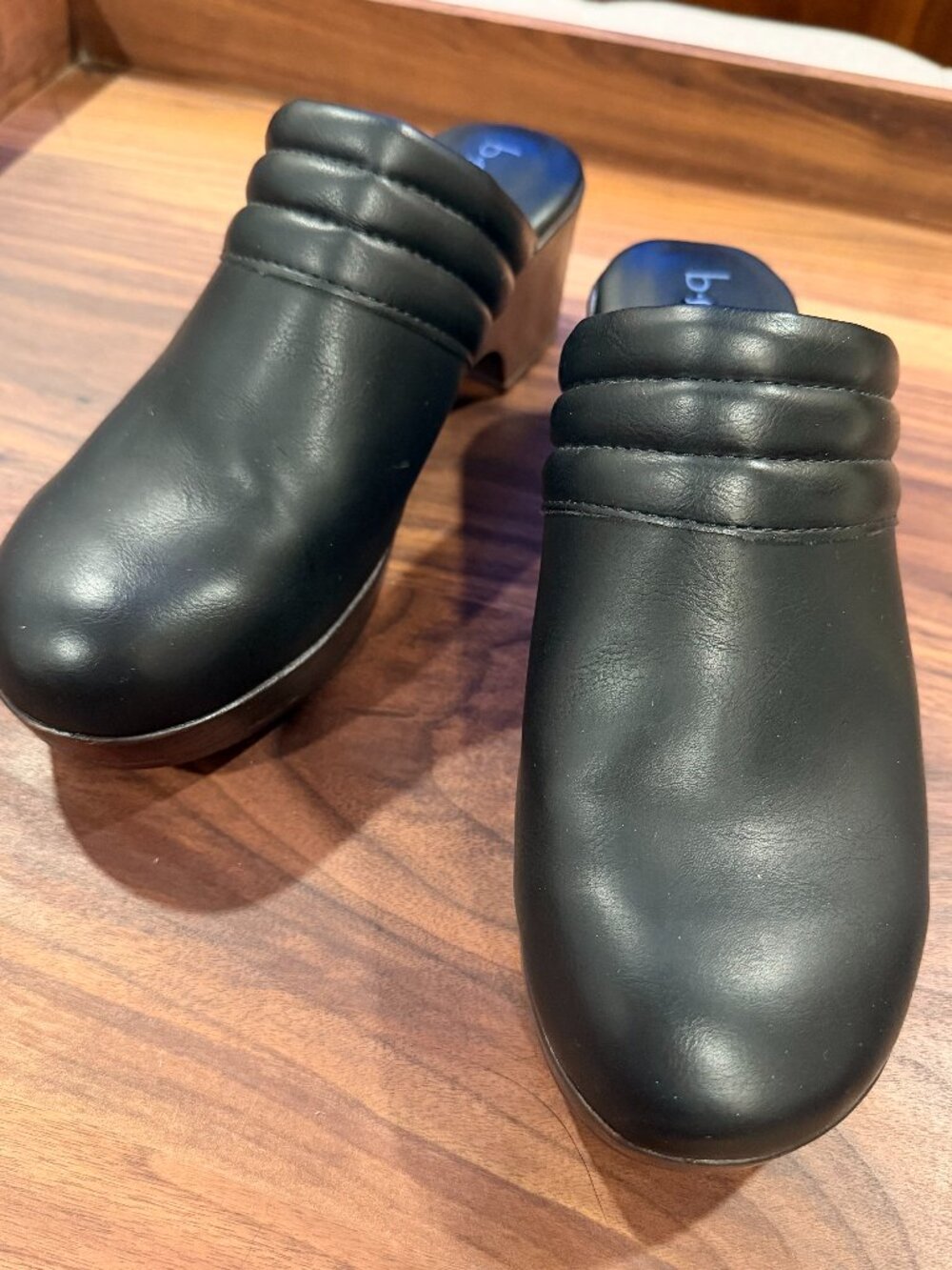 b.o.c. by Born Black Clogs, size 10M